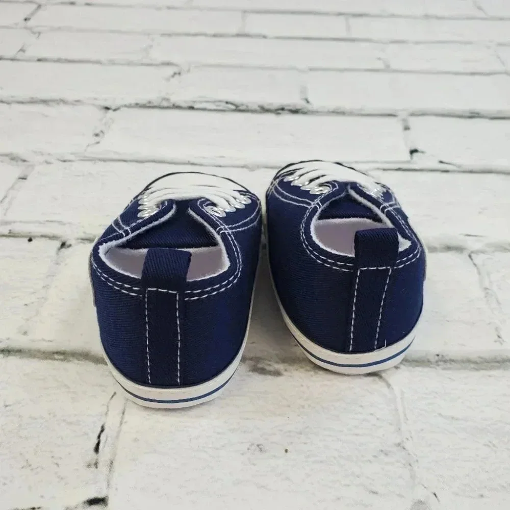 Infant size 6 Navy Blue Soft Sole Baby Shoes baby sneakers for girl and boy